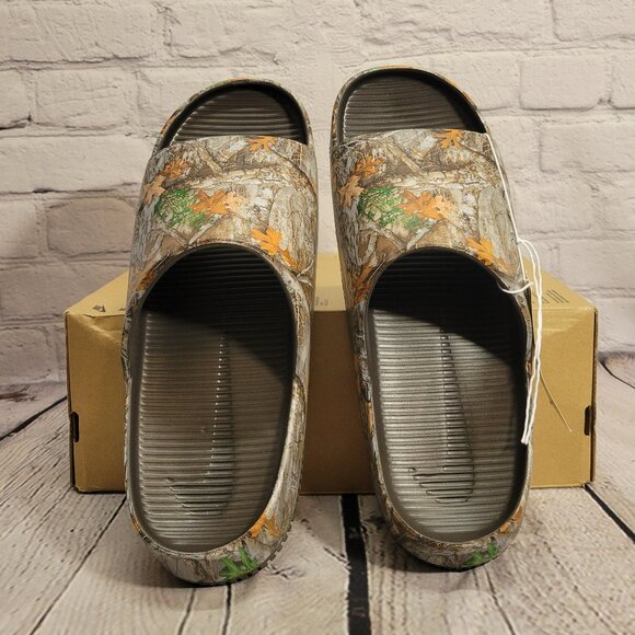 Mens Nike RealTree Calm Slides - Picture 1 of 8